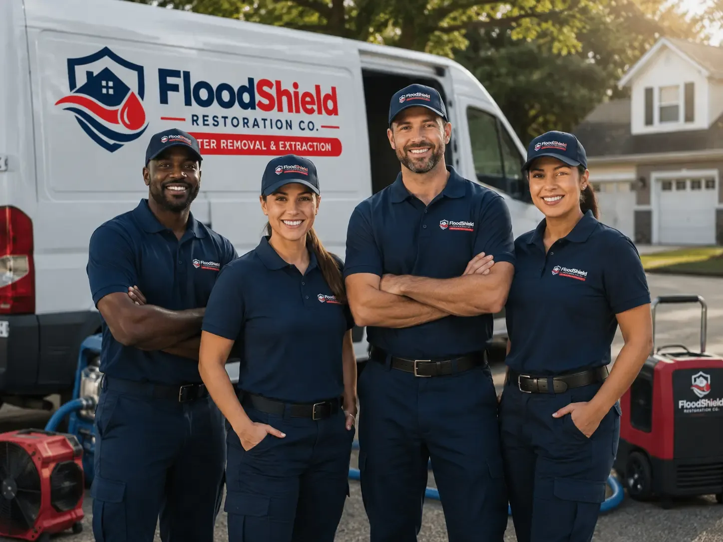 Flood Damage Restoration company in Van Buren, IN